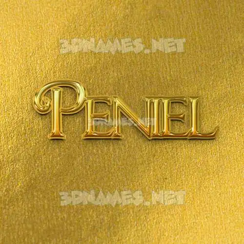 peniel in All Gold style - 3D name wallpaper peniel in All Gold style - 3D name wallpaper