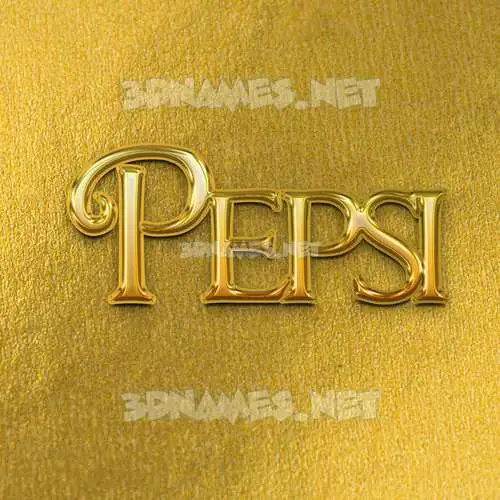 pepsi in All Gold style - 3D name wallpaper pepsi in All Gold style - 3D name wallpaper
