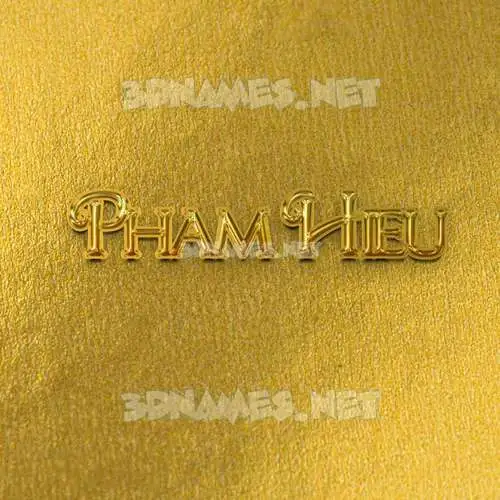 pham hieu in All Gold style - 3D name wallpaper pham hieu in All Gold style - 3D name wallpaper