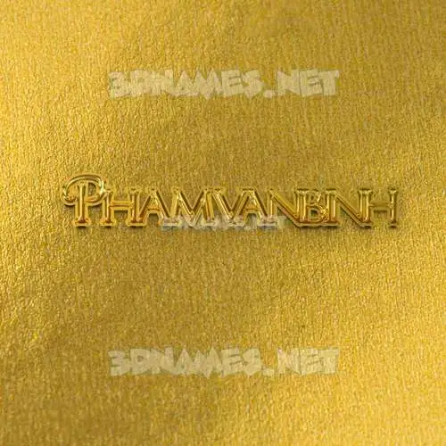 phamvanbinh in All Gold style - 3D name wallpaper phamvanbinh in All Gold style - 3D name wallpaper