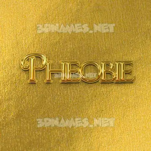 pheobie in All Gold style - 3D name wallpaper pheobie in All Gold style - 3D name wallpaper