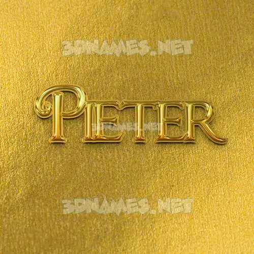 pieter in All Gold style - 3D name wallpaper pieter in All Gold style - 3D name wallpaper