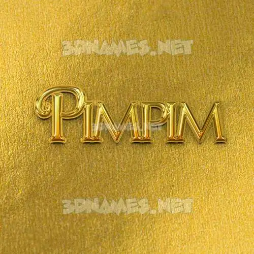 pimpim in All Gold style - 3D name wallpaper pimpim in All Gold style - 3D name wallpaper