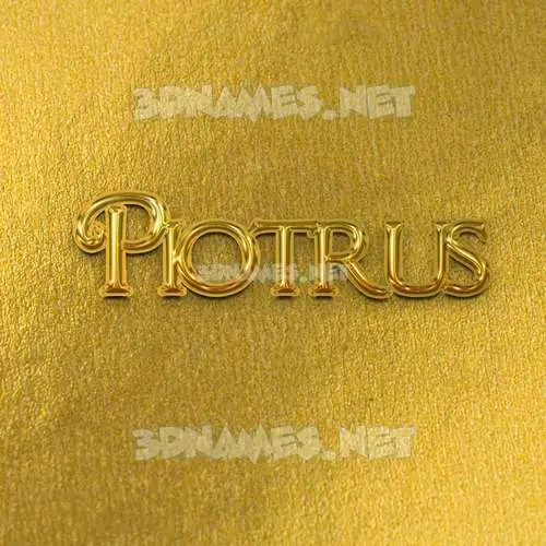 piotrus in All Gold style - 3D name wallpaper piotrus in All Gold style - 3D name wallpaper