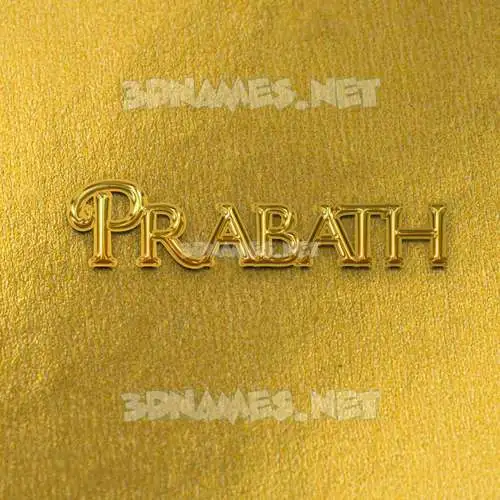 prabath in All Gold style - 3D name wallpaper prabath in All Gold style - 3D name wallpaper