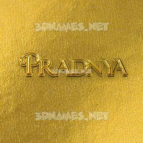 pradnya in All Gold style - 3D name wallpaper pradnya in All Gold style - 3D name wallpaper