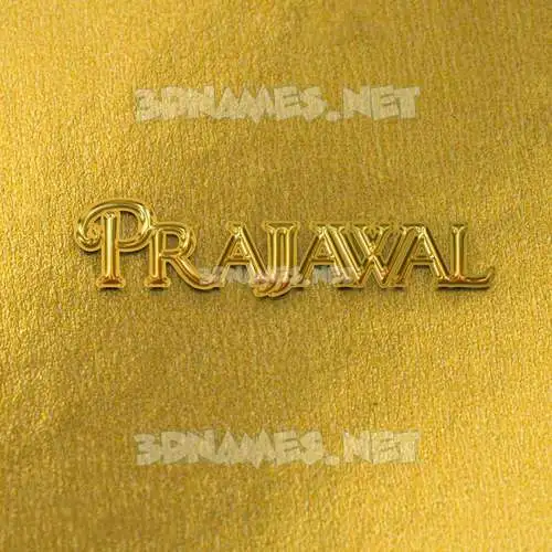prajjawal in All Gold style - 3D name wallpaper prajjawal in All Gold style - 3D name wallpaper