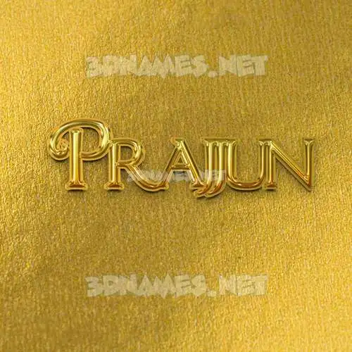 prajjun in All Gold style - 3D name wallpaper prajjun in All Gold style - 3D name wallpaper