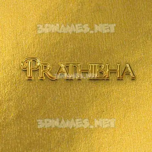 prathibha in All Gold style - 3D name wallpaper prathibha in All Gold style - 3D name wallpaper