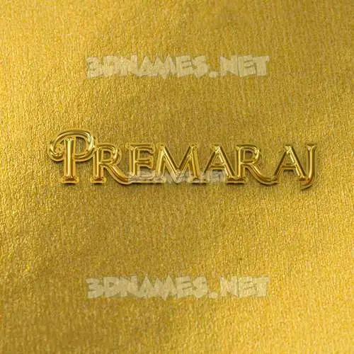 premaraj in All Gold style - 3D name wallpaper premaraj in All Gold style - 3D name wallpaper
