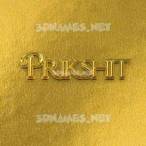 prikshit in All Gold style - 3D name wallpaper prikshit in All Gold style - 3D name wallpaper