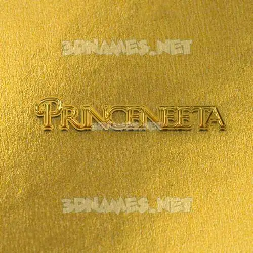 princeneeta in All Gold style - 3D name wallpaper princeneeta in All Gold style - 3D name wallpaper