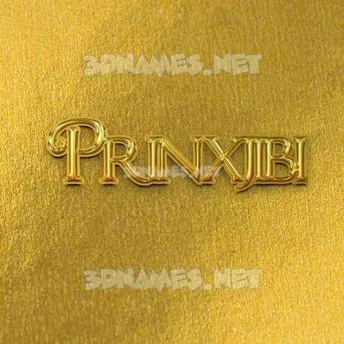 prinxjibi in All Gold style - 3D name wallpaper prinxjibi in All Gold style - 3D name wallpaper