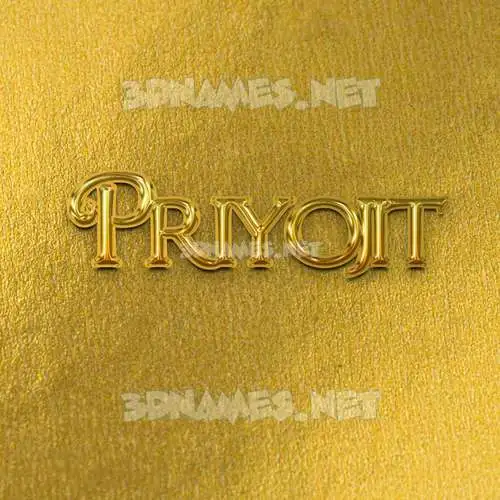 priyojit in All Gold style - 3D name wallpaper priyojit in All Gold style - 3D name wallpaper
