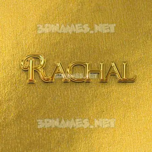 rachal in All Gold style - 3D name wallpaper rachal in All Gold style - 3D name wallpaper