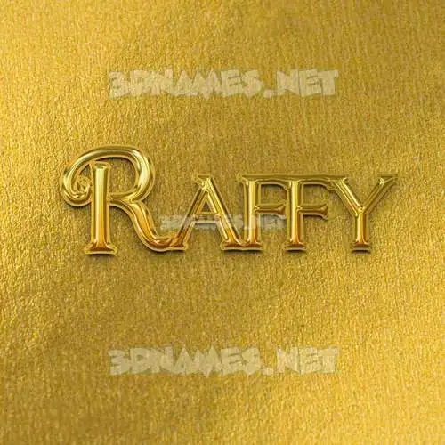 raffy in All Gold style - 3D name wallpaper raffy in All Gold style - 3D name wallpaper
