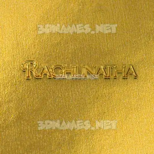 raghunatha in All Gold style - 3D name wallpaper raghunatha in All Gold style - 3D name wallpaper