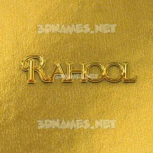 rahool in All Gold style - 3D name wallpaper rahool in All Gold style - 3D name wallpaper