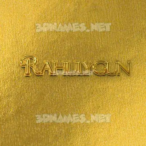 rahulygun in All Gold style - 3D name wallpaper rahulygun in All Gold style - 3D name wallpaper