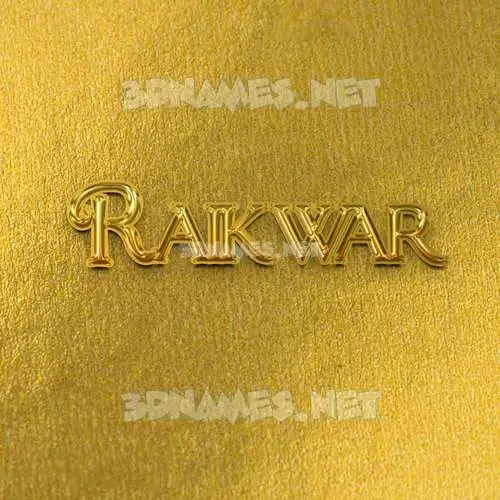 raikwar in All Gold style - 3D name wallpaper raikwar in All Gold style - 3D name wallpaper