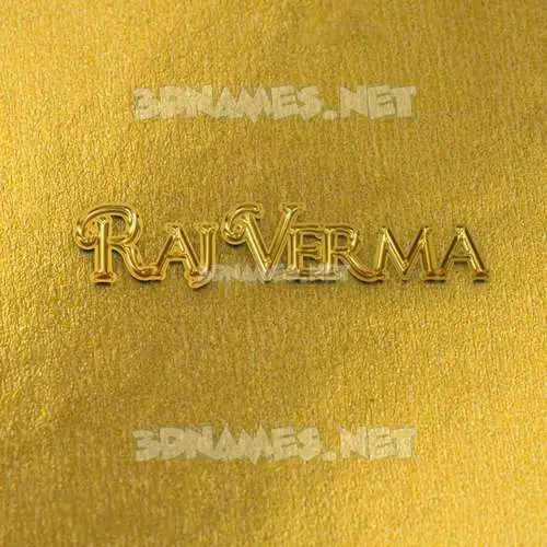raj verma in All Gold style - 3D name wallpaper raj verma in All Gold style - 3D name wallpaper