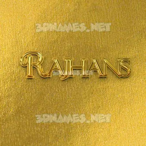rajhans in All Gold style - 3D name wallpaper rajhans in All Gold style - 3D name wallpaper