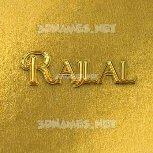 rajlal in All Gold style - 3D name wallpaper rajlal in All Gold style - 3D name wallpaper