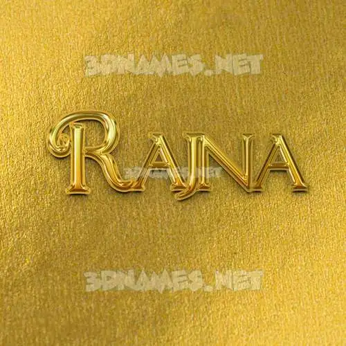 rajna in All Gold style - 3D name wallpaper rajna in All Gold style - 3D name wallpaper