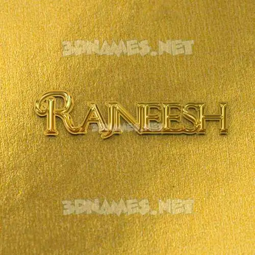 rajneesh in All Gold style - 3D name wallpaper rajneesh in All Gold style - 3D name wallpaper