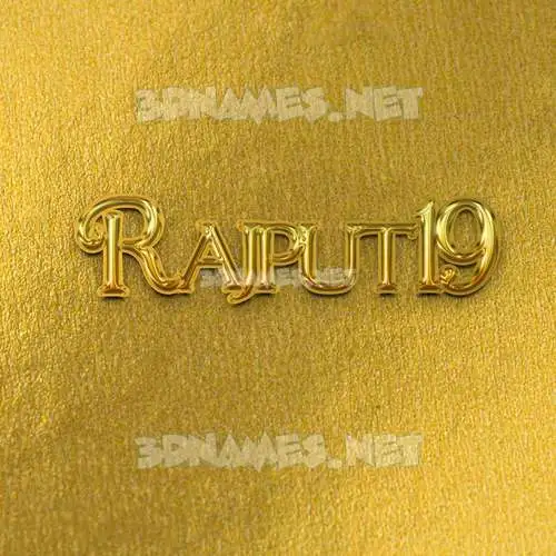 rajput19 in All Gold style - 3D name wallpaper rajput19 in All Gold style - 3D name wallpaper