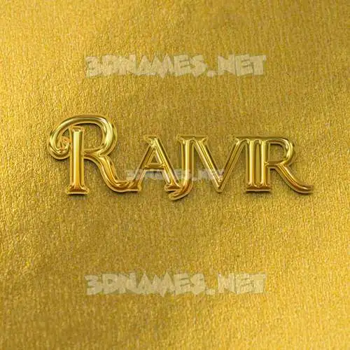 rajvir in All Gold style - 3D name wallpaper rajvir in All Gold style - 3D name wallpaper