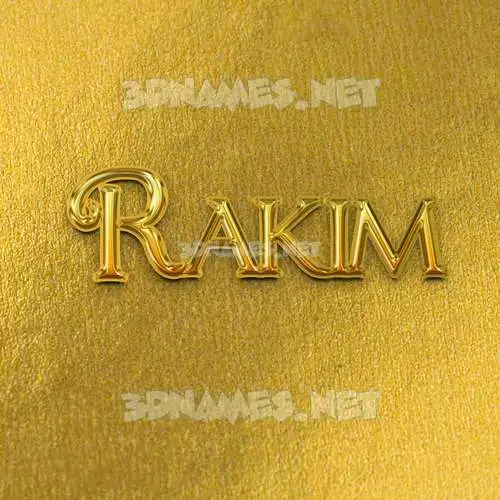 rakim in All Gold style - 3D name wallpaper rakim in All Gold style - 3D name wallpaper