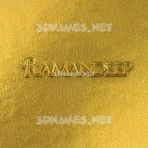 ramandeep in All Gold style - 3D name wallpaper ramandeep in All Gold style - 3D name wallpaper