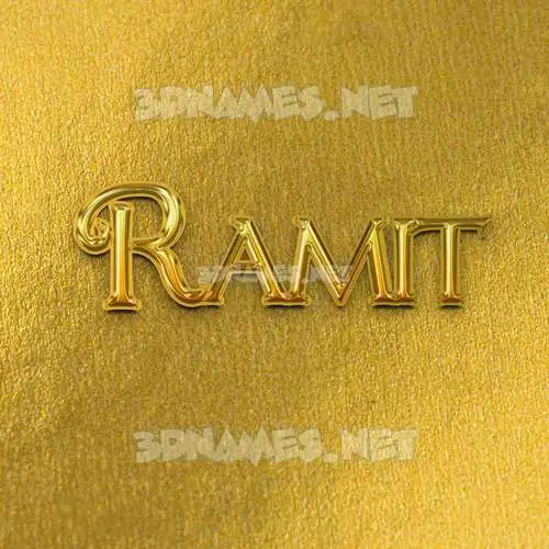 ramit in All Gold style - 3D name wallpaper ramit in All Gold style - 3D name wallpaper