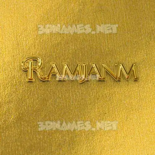 ramjanm in All Gold style - 3D name wallpaper ramjanm in All Gold style - 3D name wallpaper