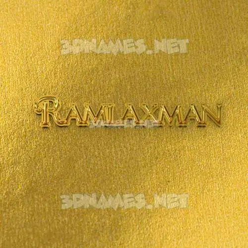 ramlaxman in All Gold style - 3D name wallpaper ramlaxman in All Gold style - 3D name wallpaper