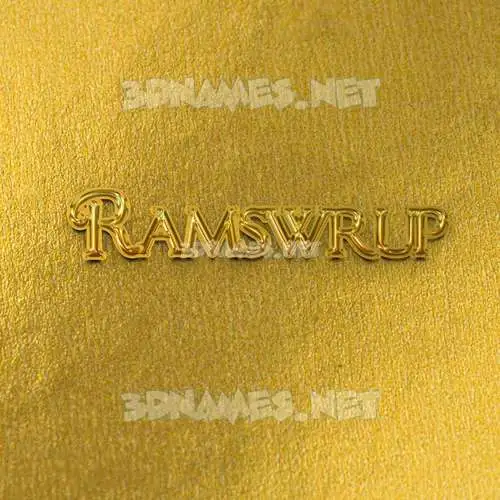 ramswrup in All Gold style - 3D name wallpaper ramswrup in All Gold style - 3D name wallpaper