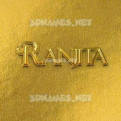 ranjita in All Gold style - 3D name wallpaper ranjita in All Gold style - 3D name wallpaper