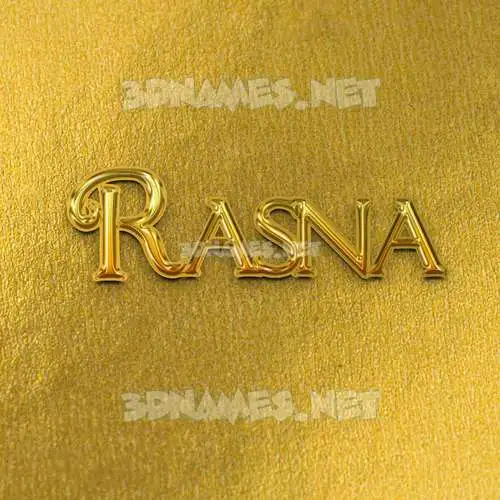 rasna in All Gold style - 3D name wallpaper rasna in All Gold style - 3D name wallpaper