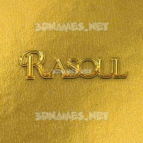 rasoul in All Gold style - 3D name wallpaper rasoul in All Gold style - 3D name wallpaper