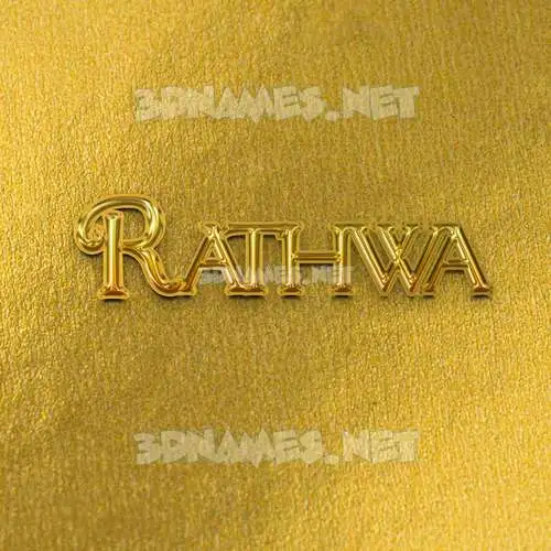 rathwa in All Gold style - 3D name wallpaper rathwa in All Gold style - 3D name wallpaper