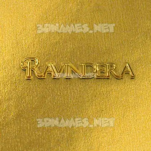 ravindera in All Gold style - 3D name wallpaper ravindera in All Gold style - 3D name wallpaper