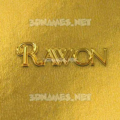 rawon in All Gold style - 3D name wallpaper rawon in All Gold style - 3D name wallpaper