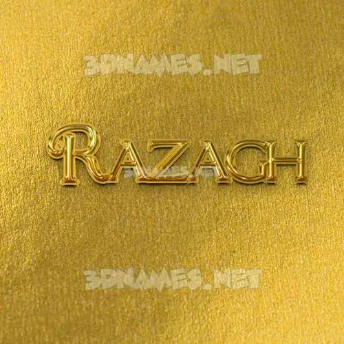 razagh in All Gold style - 3D name wallpaper razagh in All Gold style - 3D name wallpaper
