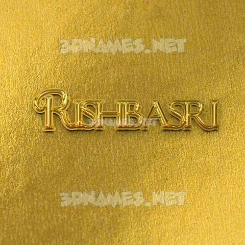 rishbasri in All Gold style - 3D name wallpaper rishbasri in All Gold style - 3D name wallpaper
