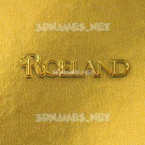 roeland in All Gold style - 3D name wallpaper roeland in All Gold style - 3D name wallpaper