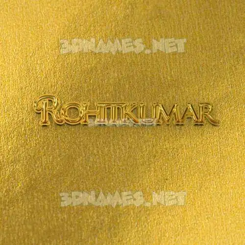 rohitkumar in All Gold style - 3D name wallpaper rohitkumar in All Gold style - 3D name wallpaper