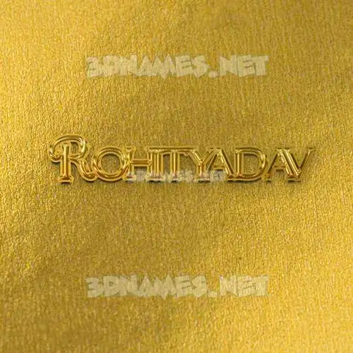 rohityadav in All Gold style - 3D name wallpaper rohityadav in All Gold style - 3D name wallpaper