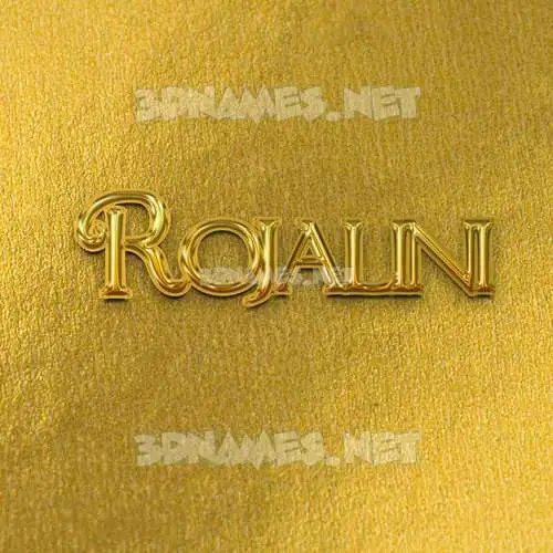 rojalini in All Gold style - 3D name wallpaper rojalini in All Gold style - 3D name wallpaper