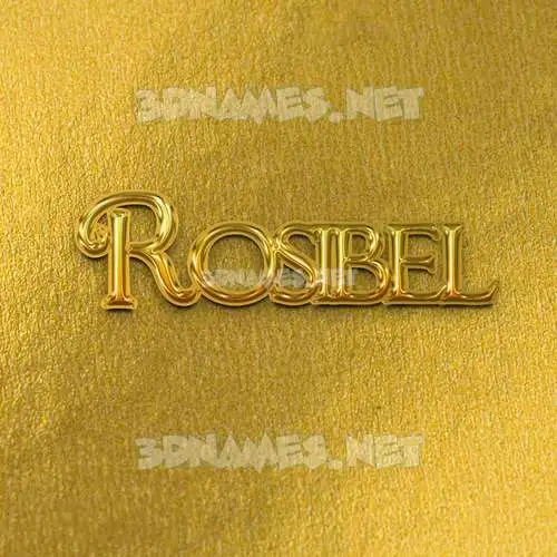 rosibel in All Gold style - 3D name wallpaper rosibel in All Gold style - 3D name wallpaper